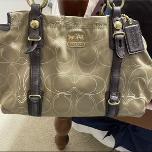 Coach signature satchel